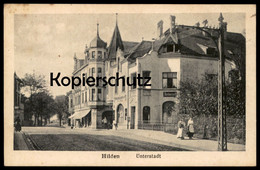 ALTE POSTKARTE HILDEN UNTERSTADT RESTAURATION RESTAURANT Cpa Postcard AK Ansichtskarte - Hilden