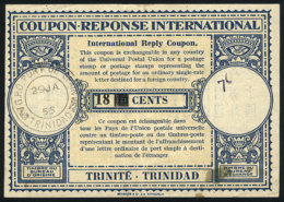 IRC Of 1955, With Postmark Of Port Of Spain, Tiny Defects, Interesting! - Trinité & Tobago (...-1961)