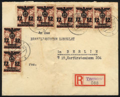 Registered Cover Sent From Tarnow To Berlin On 23/JUL/1940 Franked With 84Pf., Minor Defects, Very Nice! - Sonstige & Ohne Zuordnung