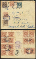 Cover With Very Nice Postage On Front And Back, Posted From RAWA RUSKA To Brazil On 28/MAY/1924, Unusual... - Covers & Documents