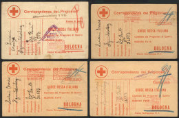 PRISONERS OF WAR MAIL: 9 Cards Used By Italian Prisoners Of War, With Various Censor Marks, VF Quality, Very... - Non Classificati