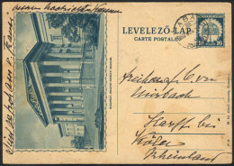 Illustrated Postal Card (view Of MUSEUM In Budapest) Used On 18/NO/1933, With Minor Defects, Very Good Appearance. - Briefe U. Dokumente