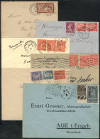 6 Covers Used Between 1925 And 1932, Varied Postages And Destinations, VF Quality! - Other & Unclassified