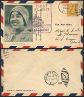 20/SE/1929 First Flight San Juan - Paramaribo, Cover Dispatched In Miami With SAINT THOMAS (Virgin Islands) Arrival... - Postal History