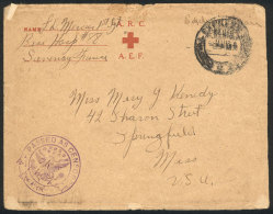 Cover Sent By A Soldier In Savenay (France) To Springfiled (Mass.), Interesting! - Poststempel