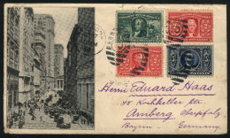 Cover Sent From New York To Germany On 17/OC/1904 With Nice Postage Of 10c., VF! - Postal History