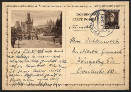 Postal Card Illustrated With View Of PRAHA, Used On 25/OC/1936, VF Quality! - Sonstige & Ohne Zuordnung