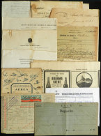 Varied Lot Of Postal Documents, VARIG Document, 2 Statements Of 1964 About A Communist Uprising In 1935 (torn And... - Unclassified