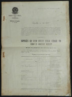 Post Circular Of 14/DE/1925 Indicating UPU Regulations For Mailing Letters, Parcel Posts, Money Orders Etc., 21... - Sonstige & Ohne Zuordnung