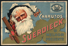 Old Card With Advertising For SUERDIECK Cigards, VF - Other & Unclassified