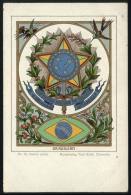 National Coat Of Arms, Ed.Paul Kohl, Colorful PC Circa 1905, VF Quality - Other & Unclassified