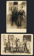 2 Old Real Photo PCs With Views Of Soldiers, Fine Quality - Sonstige & Ohne Zuordnung