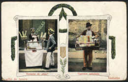 Rio De Janeiro: Street Vendors Of "bijou" And Cigarettes, Editor Casa Staffa, Fine Quality, Rare! - Rio De Janeiro