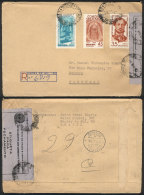 Registered Cover Sent From Caxias To Portugal On 15/JUL/1966, With Interesting Official Seal, VF Quality! - Covers & Documents