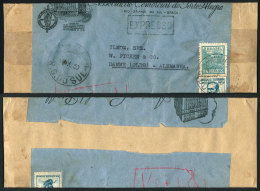 Wrapper For Printed Matter Sent From Porto Alegre To Germany On 12/OC/1950, With Mixed Postage In 2 Different... - Covers & Documents