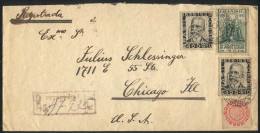 Registered Cover Sent From Petropolis To USA On 12/NO/1940 With Nice Commemorative Postage, VF Quality! - Covers & Documents