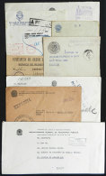 6 Covers And 1 Card Used Between 1940 And 1966, All With Free Franks (due To Various Laws And Reasons) + Unused... - Lithuania