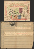 Airmail + Telegraph Postal Money Order Of 18/MAR/1938, With The Corresponding Telegram, VF Quality, Rare! - Briefe U. Dokumente