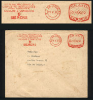 Cover Used In Rio On 21/OC/1937, Meter Postage With Advertising For Siemens: "The Most Modern And Complex... - Covers & Documents