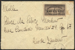 Cover (original Letter Included) Sent From Sao Paulo To Rio On 8/AU/1937, Franked By RHM.C-105 ALONE And Postmarked... - Covers & Documents