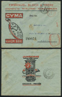 Advertising Cover (WATCHES, CLOCKS) Used Registered In Rio On 3/MAY/1935, VF Quality! - Covers & Documents