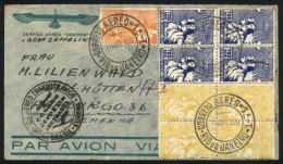 Airmail Cover Sent From Rio To Germany On 11/AP/1935, Spectacular Postage, VF Quality! - Briefe U. Dokumente