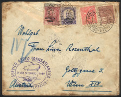 Airmail Cover Sent By ZEPPELIN From Rio To Austria On 28/SE/1932, Low Start! - Briefe U. Dokumente