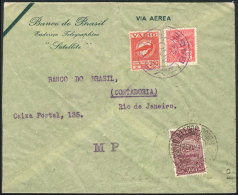 Interesting Airmail Cover Sent Via VARIG From Bage To Port Alegre On 24/AU/1932, Where It Was Additionally Franked... - Briefe U. Dokumente