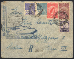 Airmail Cover Sent By ZEPPELIN From Rio To Austria On 4/MAY/1932, Very Nice! - Brieven En Documenten