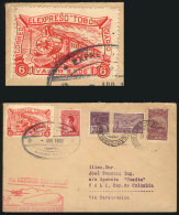 24/MAR/1932 Rio De Janeiro - Cali (Colombia) Via Friedrichshafen, Carried By ZEPPELIN (Friedrichshafen Transit... - Lettres & Documents