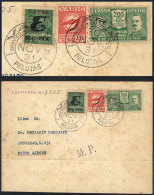 31/NO/1931 Express Cover From Pelotas To Porto Alegre, Franked With VARIG Stamp RHM.V-16 + Other Values, Fine... - Lettres & Documents