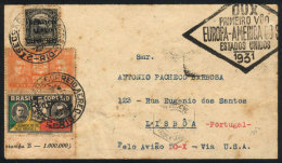 1/AU/1931 Rio De Janeiro - Portugal, First Flight Of The DO-X Seaplane (to USA), Very Nice! - Covers & Documents