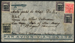 23/JUL/1931 Cachoeira - Las Vegas, First Flight Of The DO-X Seaplane (special Handstamp On Back), Very Nice! - Brieven En Documenten