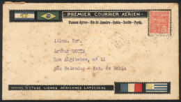 5/FE/1925 Rio De Janeiro - Salvador: Experimental Flight Of LATÉCOERE Airlines, Special Cover With Arrival... - Briefe U. Dokumente