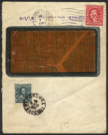 Cover Sent To USA On 16/MAY/1914 Franked With 50Rs., With Postmark Of CORUMBA, And Forwarded From New York On... - Covers & Documents