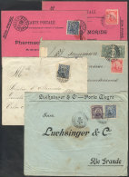 Circa 1911/1916: 5 Used Covers Or Cards, Various Destinations, Postages And Postmarks, Fine To VF General Quality! - Briefe U. Dokumente