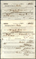 2 Receipts Of Payment (December 1905) For Service Of Carrying Postal Bags Of POSTAL AGENTS ONBOARD Steamships 'P.... - Lettres & Documents