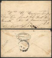 Cover Sent From USA To A Passenger Onboard Ship "Forest King" In Rio De Janeiro (care Of Captain Thomas ...?), With... - Lettres & Documents
