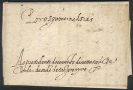 Circa 1800: Entire Letter Without Postal Markings, Very Interesting! - Préphilatélie