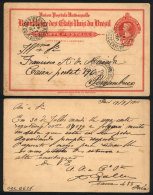 RHM.BP-70, Postal Card With VARIETY: No Lines On Back, Uncatalogued For Type II, Minor Defect Rare! - Entiers Postaux
