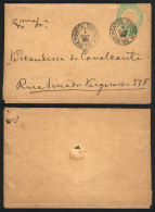 RHM.CT-7, Wrapper, With Sharp Tip On Back, Used In Rio On 1/OC/1902, VF Quality, Catalog Value 240Rs. - Ganzsachen