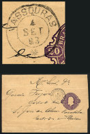 RHM.CT-4, Wrapper Sent From VASSQURAS To USA On 4/SE/1893, VF Quality, Catalog Value 240Rs. - Postwaardestukken