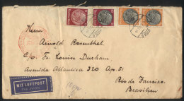 Cover Franked With Germany Stamps, Sent From Wien To Brazil On 24/JA/1939 By DLH Airmail, Interesting! - Autres & Non Classés