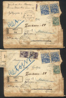 Registered Cover Sent From Mutters To Madrid (Spain) On 2/SE/1936, It Ws Forwarded To TETUAN, Censored, And... - Sonstige & Ohne Zuordnung