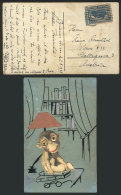 Nice PC (little Monkey With Mobile Eyes) Franked By GJ.624 And Sent From Buenos Aires To Austria On 22/AU/1928, VF! - Brieven En Documenten