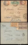 2 Covers Sent From Buenos Aires To Ouro Preto (Brazil) In 1921, Nice Postages Of The 1917 San Martín Issue,... - Brieven En Documenten