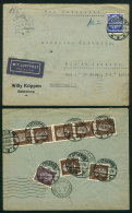 Airmail Cover Sent From Rathenow To Rio De Janeiro On 27/AP/1933 Franked With 4.15Mk., Interesting! - Storia Postale