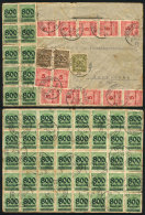 Cover Sent From Nordendorf To Karlsruhe On 10/NO/1923, With Fantastic INFLATION Postage Of 1,000,000,000Mk., Minor... - Andere & Zonder Classificatie