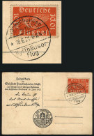 Postcard Carried On The "Kyffhäuser Flug" On 18/JUN/1921 - Briefe U. Dokumente