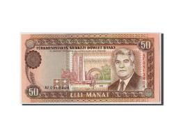Billet, Turkmenistan, 50 Manat, 1995, Undated, KM:5b, NEUF - Turkmenistán